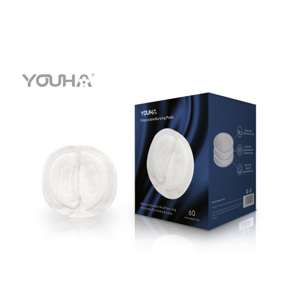 Youha - zoogcompressen (60 of 120 stuks per verpakking) Youha - zoogcompressen (60 of 120 stuks per verpakking)
