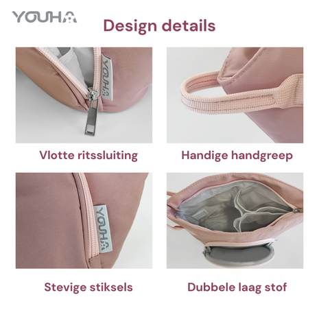 Youha Youha - Luxe kolftas - Roze Youha Youha - Luxe kolftas - Roze