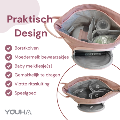 Youha Youha - Luxe kolftas - Roze Youha Youha - Luxe kolftas - Roze