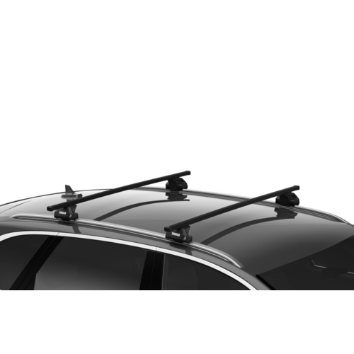 Thule SquareBar Thule SquareBar dakdragers Audi Q7 bouwjaar 2015 t/m heden met een montagepunt in de dakrailing