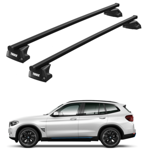 Thule SquareBar BMW iX3 bouwjaar 2021 t/m heden | met  dakrailing