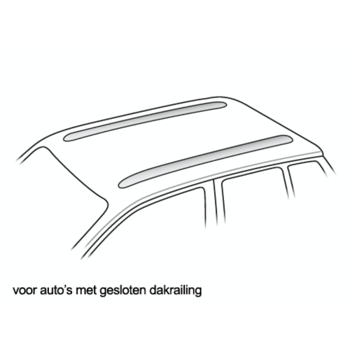 Thule WingBar Thule WingBar dakdragers Kia Sorento bouwjaar 2020 t/m heden met gesloten dakrailing