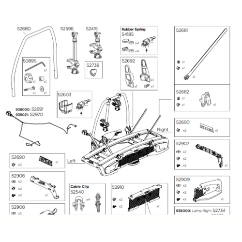 Thule fietsendrager onderdeel Thule Bike Frame