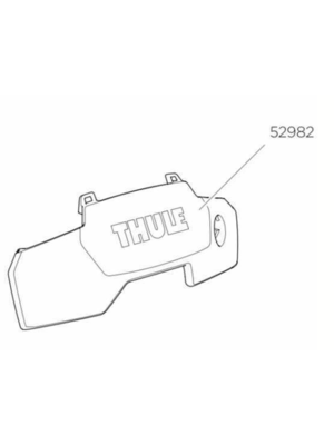 Thule voetenset Front Cover - Thule Evo Clamp Thule voetenset Front Cover - Thule Evo Clamp