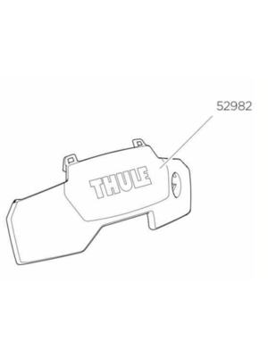 Thule voetenset Front Cover - Thule Evo Clamp