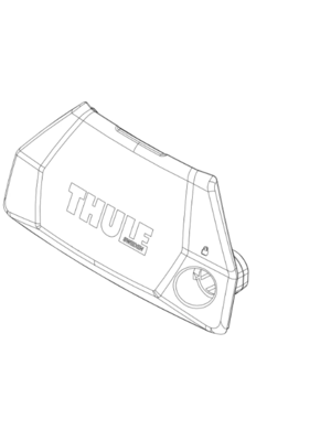 Thule voetenset Front Cover - Thule Evo Flush Thule voetenset Front Cover - Thule Evo Flush