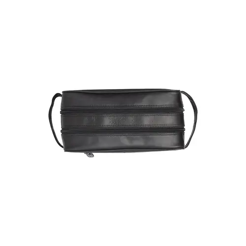 Chesterfield Leren toilettas zwart Waxed Pull Up | Stacey Chesterfield Leren toilettas zwart Waxed Pull Up | Stacey
