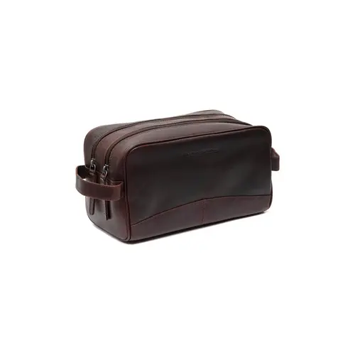 Chesterfield Leren toilettas bruin Waxed Pull Up | Stacey