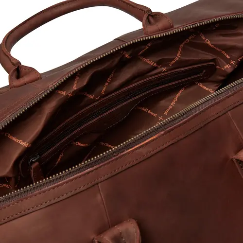 Chesterfield Leren reistas bruin Waxed Pull Up | Portsmouth