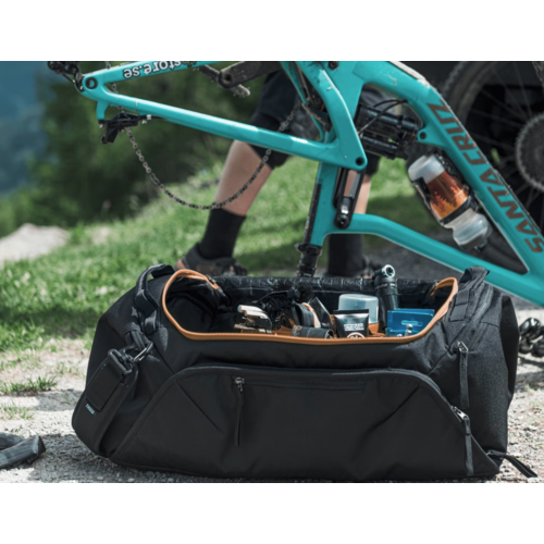 Thule fietstassen Thule RoundTrip fietsduffel blauw