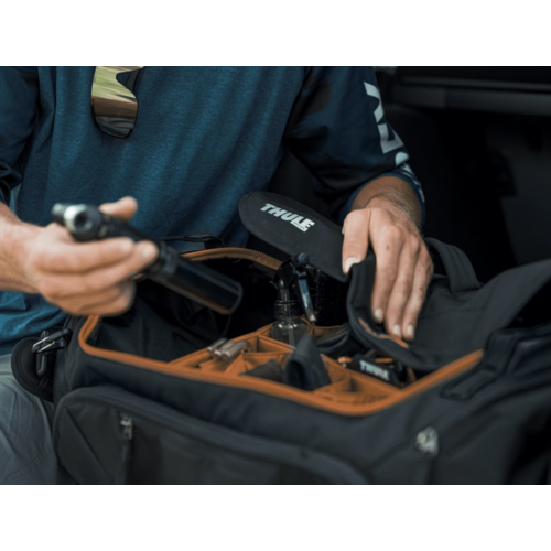 Thule fietstassen Thule RoundTrip fietsduffel bruin