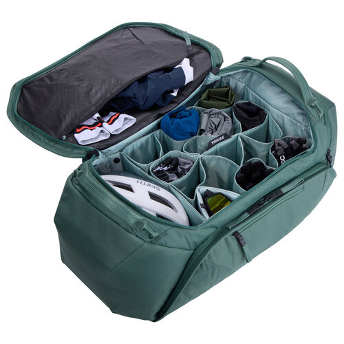 Thule fietstassen Thule RoundTrip fietsduffel groen