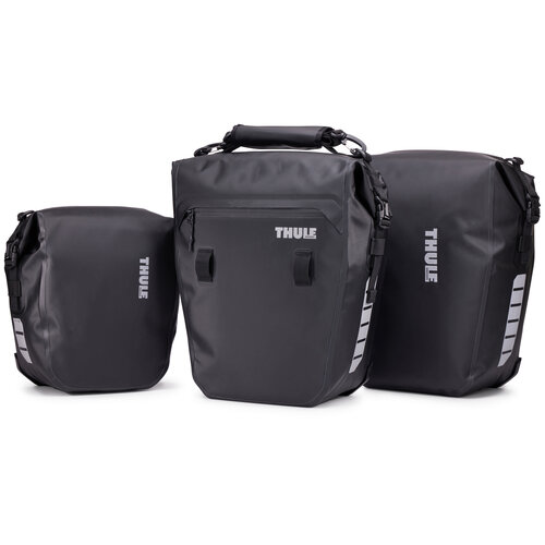 Thule fietstassen Thule Shield Pannier 22 liter zwart