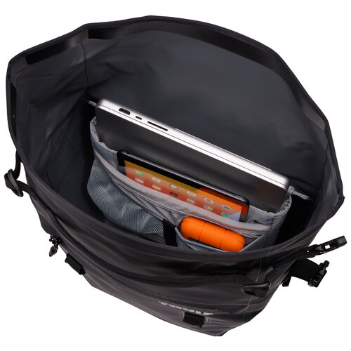 Thule fietstassen Thule Shield Pannier 22 liter zwart