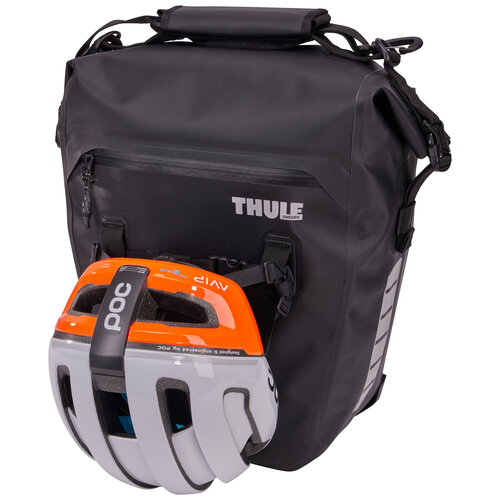 Thule fietstassen Thule Shield Pannier 22 liter zwart