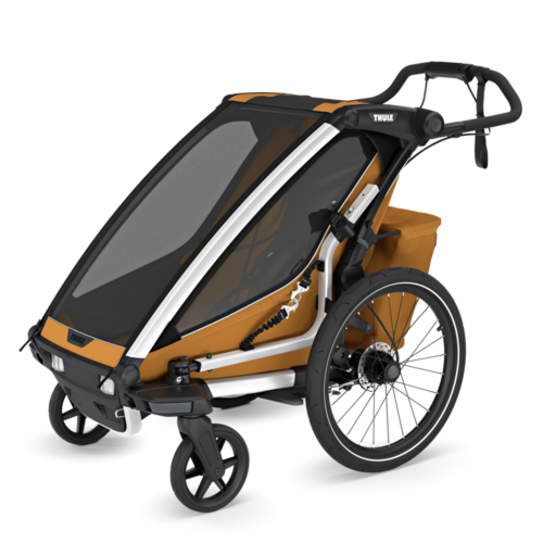 Thule fiets/wandelkar Chariot Sport 2 single natural gold Thule fiets/wandelkar Chariot Sport 2 single natural gold