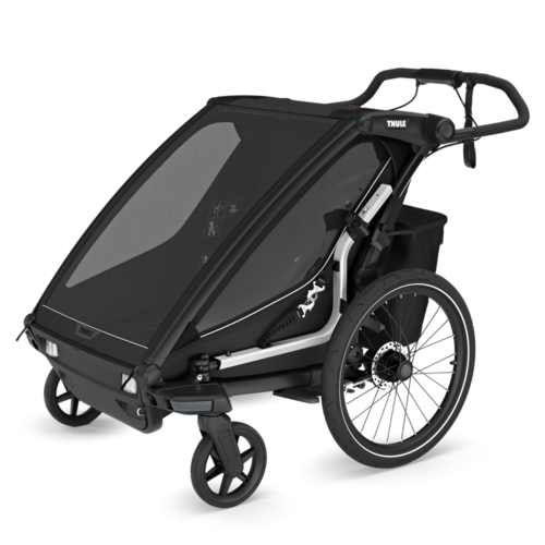 Thule fiets/wandelkar Chariot Sport 2 double zwart Thule fiets/wandelkar Chariot Sport 2 double zwart