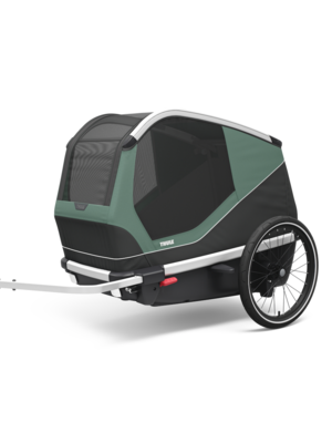 Thule fiets/wandelkar Bexey L hondenfietskar hazy green