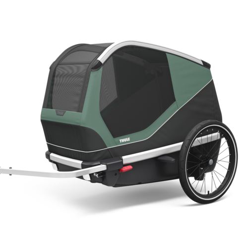 Thule fiets/wandelkar Bexey L hondenfietskar hazy green Thule fiets/wandelkar Bexey L hondenfietskar hazy green