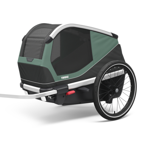 Thule fiets/wandelkar Bexey M hondenfietskar hazy green Thule fiets/wandelkar Bexey M hondenfietskar hazy green