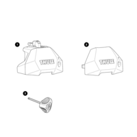Onderdelen Thule voetenset 7107