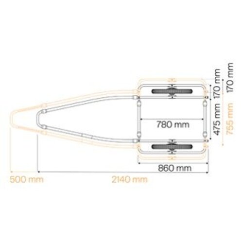 Thule surfkar Thule SurfKar Reacha Sport Beach Thule surfkar Thule SurfKar Reacha Sport Beach