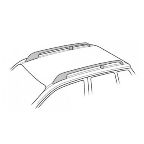 Thule SquareBar Thule SquareBar dakdragers Opel Combo bouwjaar 2019 t/m heden met open dakrailing