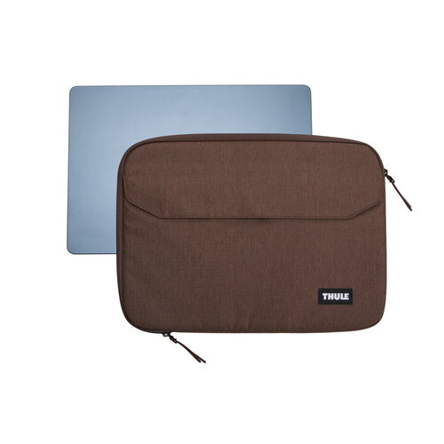 Thule laptophoes Thule Lithos MacBook Air hoes 15 inch bruin