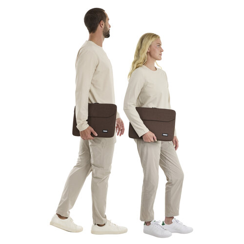 Thule laptophoes Thule Lithos MacBook Pro hoes 16 inch bruin