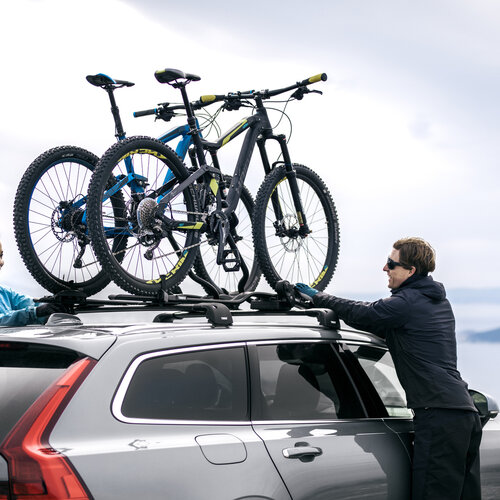 Fietsendrager voor op het dak