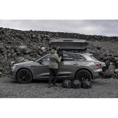 Thule dakkoffer Thule dakkoffer Motion 3 XL 490 liter grijs hoogglans