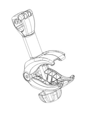 Thule fietsendrager onderdeel Bike Arm medium inclusief slot