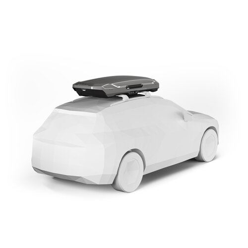 Thule dakkoffer Thule dakkoffer Motion 3 XL laag 400 liter grijs hoogglans
