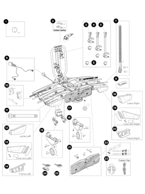 Thule Onderdelen EasyFold XT3 934 Thule Onderdelen EasyFold XT3 934