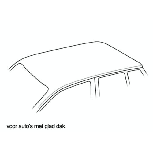 Thule SquareBar Thule SquareBar dakdragers Audi A4 Sedan bouwjaar 2008 t/m 2015 Thule SquareBar Thule SquareBar dakdragers Audi A4 Sedan bouwjaar 2008 t/m 2015