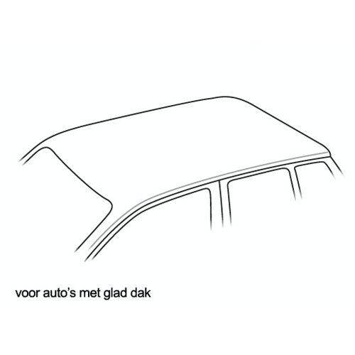 Thule SquareBar Thule SquareBar dakdragers Audi A4 Sedan bouwjaar 2015 t/m heden Thule SquareBar Thule SquareBar dakdragers Audi A4 Sedan bouwjaar 2015 t/m heden