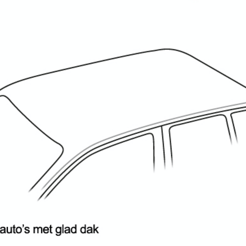 Dakdragers Audi Q3 SportBack zonder dakrailing