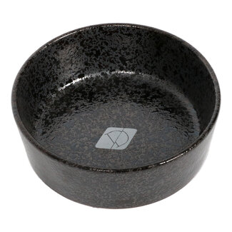 D&D Jasper futter- und trinknapf black dots