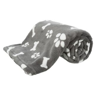 Trixie Hunde-Decke Kenny Grau