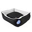 Duvo+ Hundebett Airmesh Schwarz/Weiß