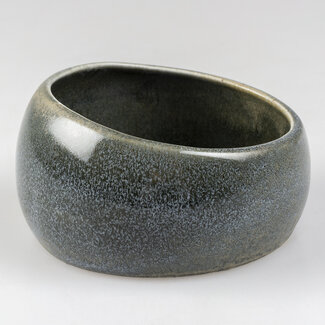 Duvo+ Futterschale Stone Obliq raw grau