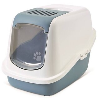 Savic Katzentoilette Nestor Earth Collection Blau