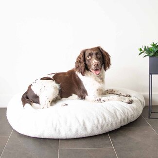 D&D Hundekissen Pebble Weiß