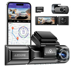 AZDome Dashcam pour voiture GS63H 4K 1CH Wifi - GPS