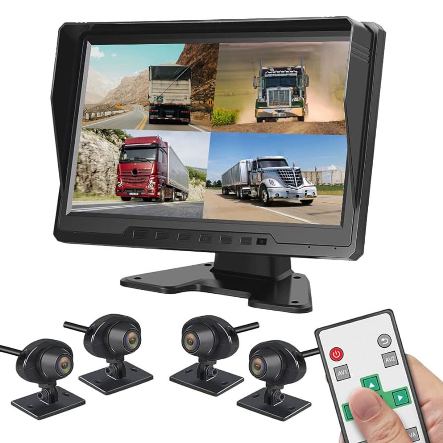 Motocam Motocam dashcam pour camion X10 4CH VGA - Allcam