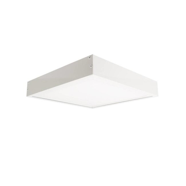 Aigostar Aufbaurahmen 30x30cm - Weiß - für LED Panels - inkl. Befestigungsmaterial