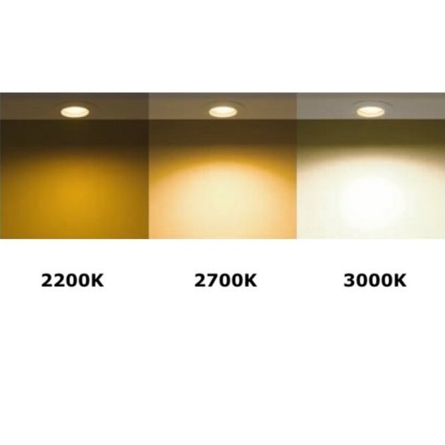 LED line LED GU10 Dimmbarer Spot - 5.5W - 3000K Warmweiß - Glas