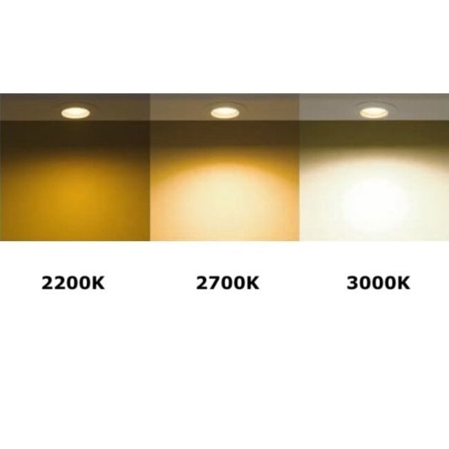 LED line GU10  LED Spot dimmbar - 5.5W - Dimtone - 3000K - 2200K- wärmerer Lichtfarbton bei Dimmung