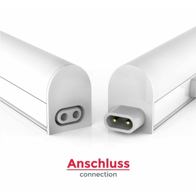 Aigostar T5 LED Küchenunterbauleuchte - 90cm - Lichtfarbe optional - komplett mit 1,5m Anschlusskabel und Ein- / Ausschalter - 10W entspricht 100W