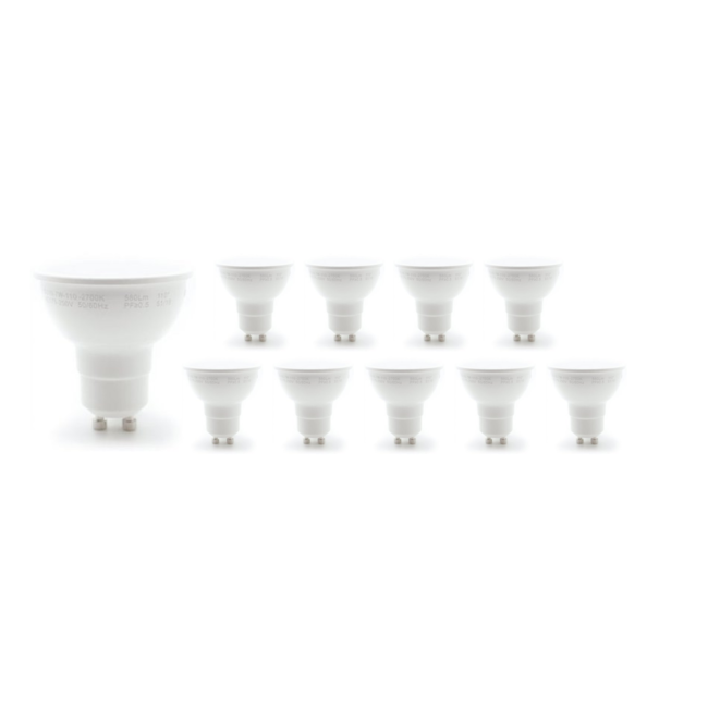 Modee Lighting Vorteilspack 10 x LED-Spot - GU10 Fassung - 2,8W entspricht 25W - Lichtfarbe optional